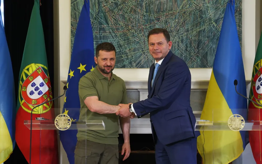 Украйна и Португалия подписаха двустранно споразумение за сигурност - СНИМКИ