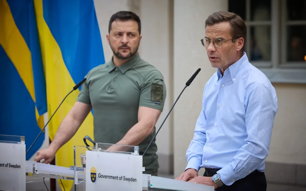 Швеция ще предостави на Украйна военна помощ в размер на 1,25 млрд. долара