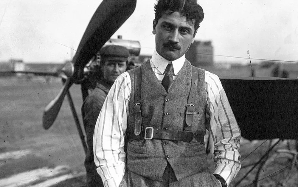 Ролан Гарос - пионер в авиацията, ветеран от Първата световна война - СНИМКИ