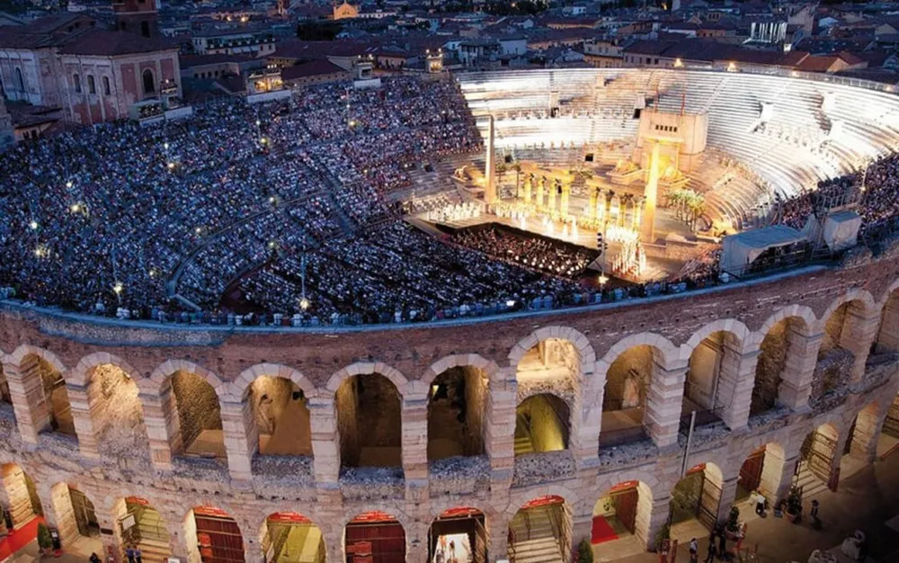 Арената във Верона беше домакин на грандиозен класически концерт