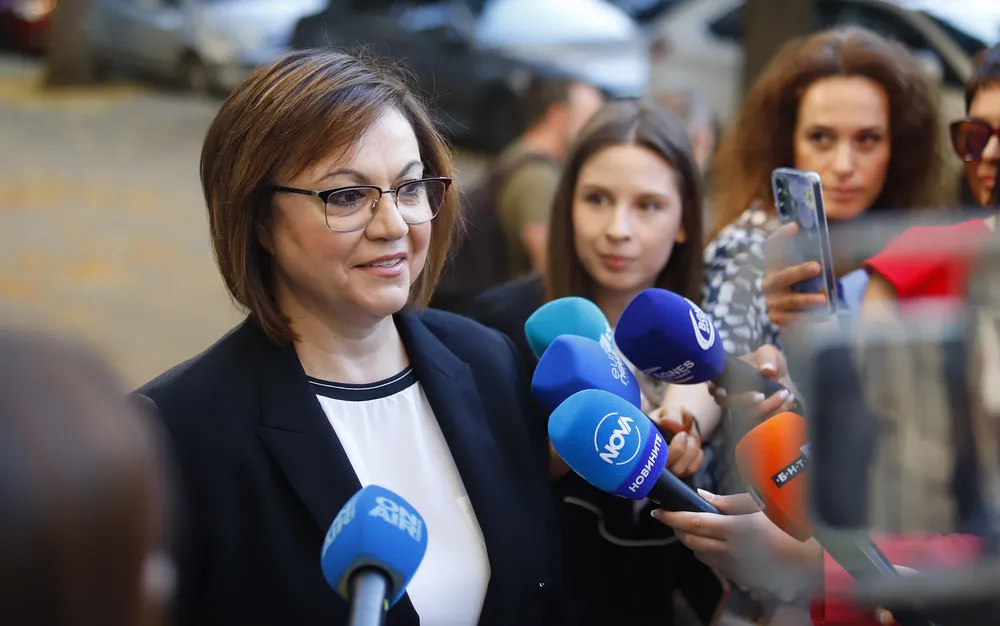 Корнелия Нинова: ГЕРБ, ДПС и ИТН ще направят правителство - СНИМКИ - ВИДЕО