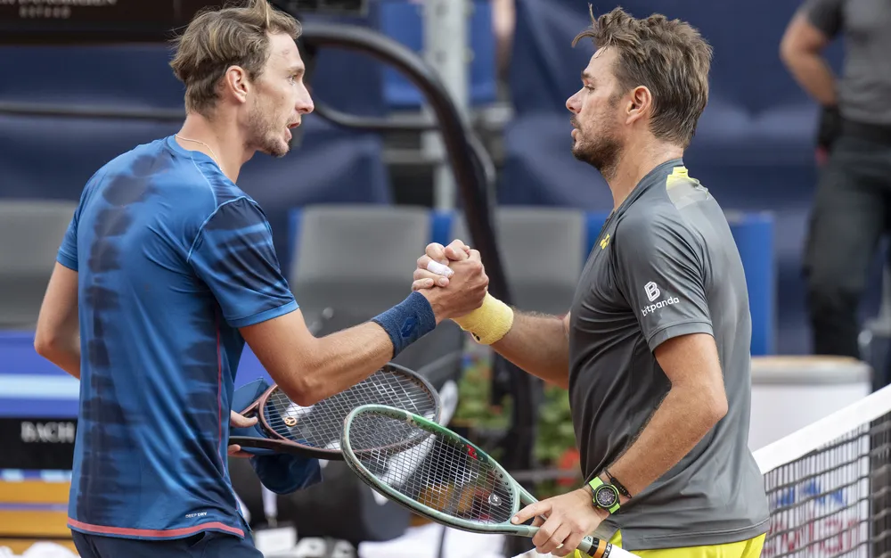 Словак отстрани Вавринка още на старта в Гщаад - СНИМКИ