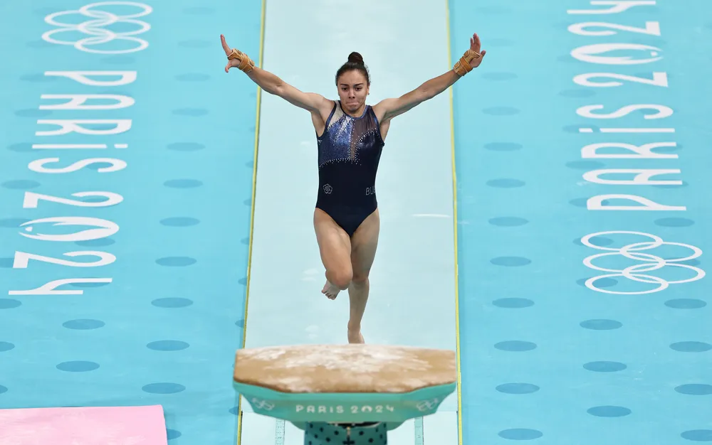 Валентина Георгиева поведе в класирането на прескок след първата ротация в зала "Берси"