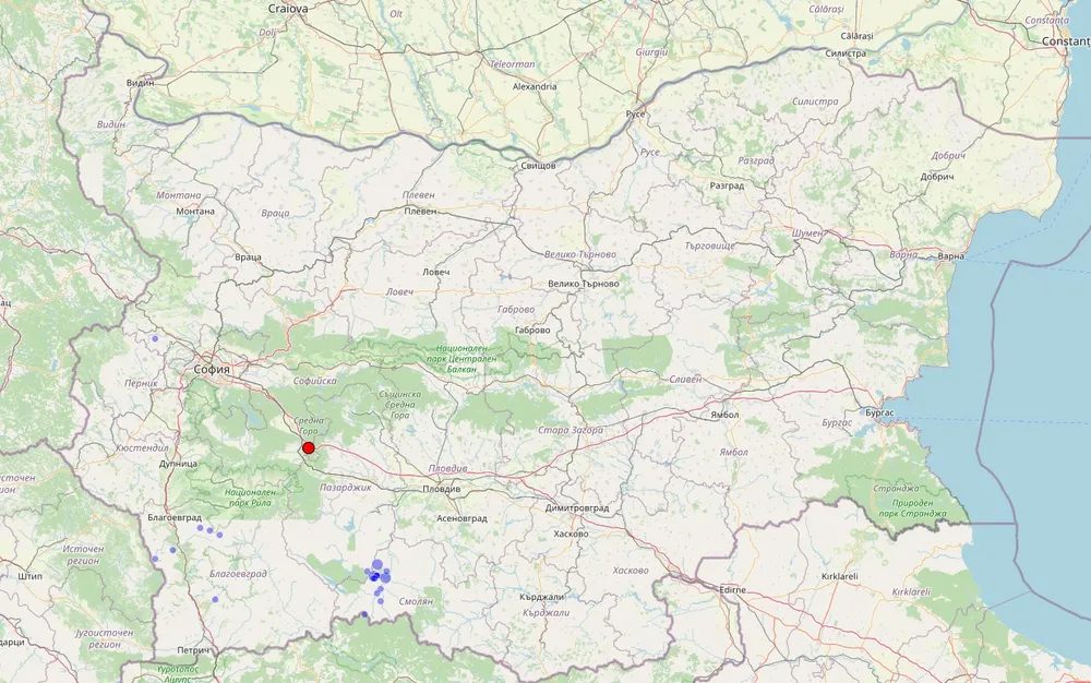 Две земетресения в рамките на часове в Южна България