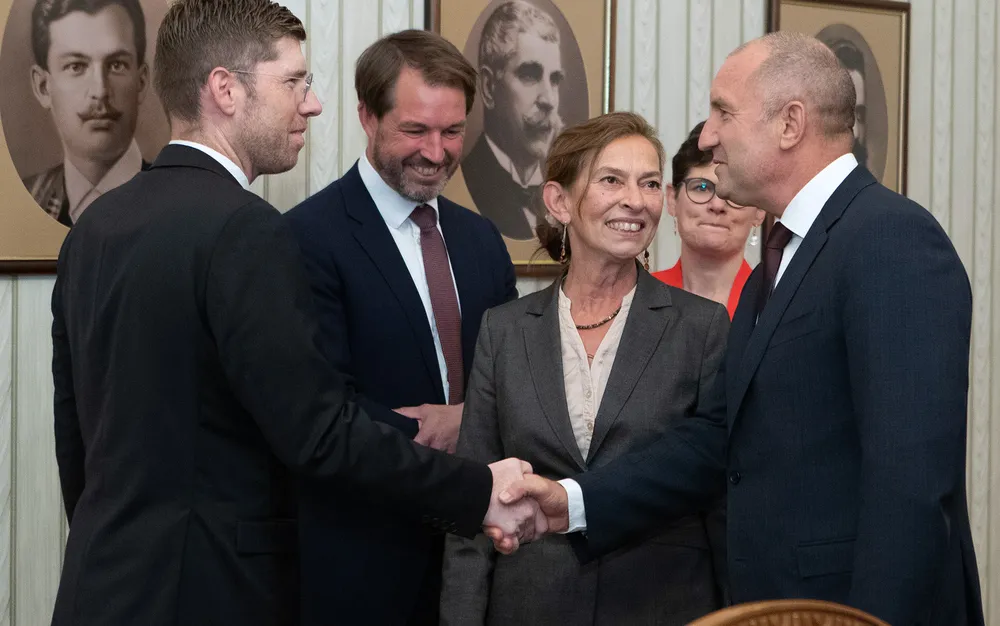 Радев и посланикът на ФРГ обсъдиха икономическото сътрудничество между България и Германия - СНИМКИ