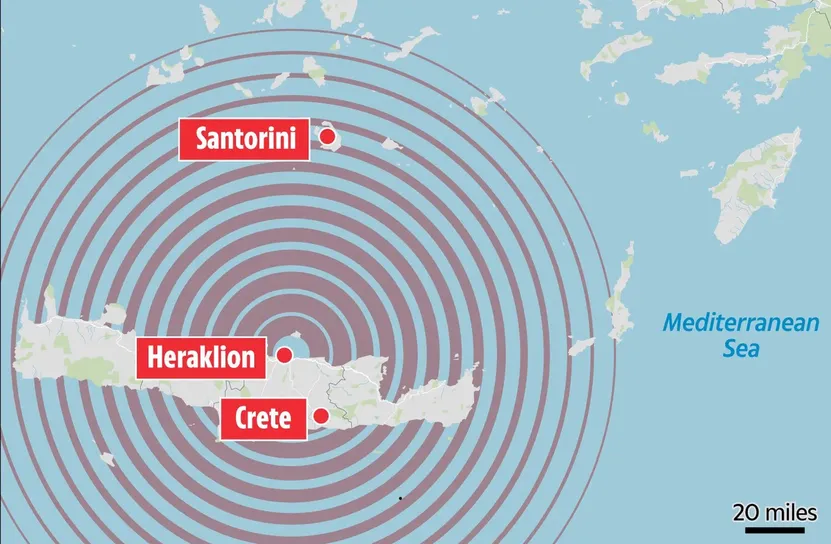 Земетресение с магнитуд 6,1 край Крит разтърси и Атина