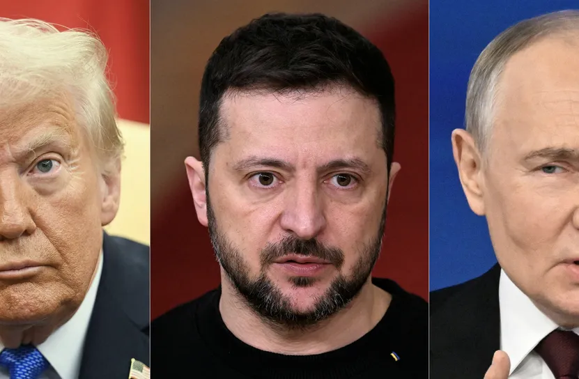 Зеленски поиска тристранна среща с Тръмп и Путин за мирни преговори