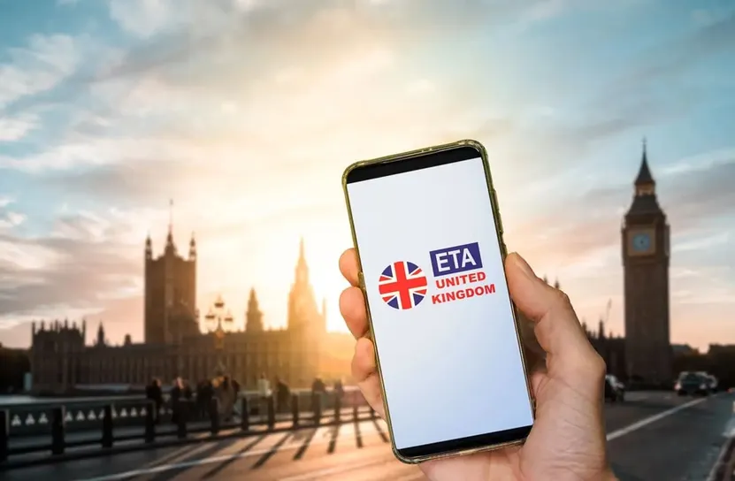 Великобритания с електронно разрешение за пътувания на граждани на ЕС от 2 април