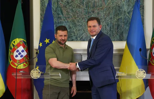 Украйна и Португалия подписаха двустранно споразумение за сигурност - СНИМКИ