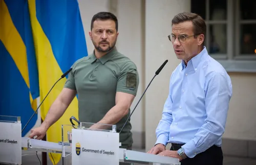 Швеция ще предостави на Украйна военна помощ в размер на 1,25 млрд. долара