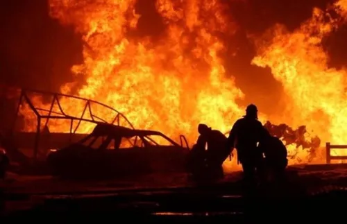 Пожар избухна в руското пристанище Кавказ след удар с дрон