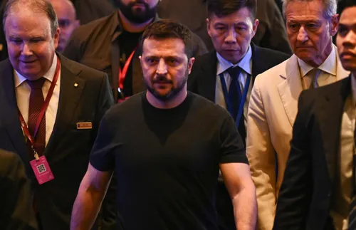 Зеленски пристигна на Форума за отбрана в Сингапур