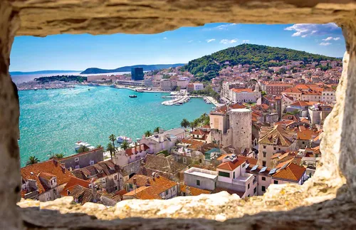 Пожар край хърватския град Сплит