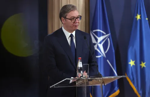 Вучич от Брюксел: Курти ще драматизира и крещи, после ще ме нарече "малкия Путин"