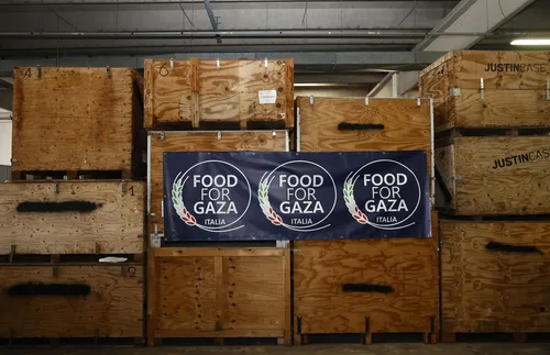 Украйна изпрати хуманитарна пратка брашно за палестинците