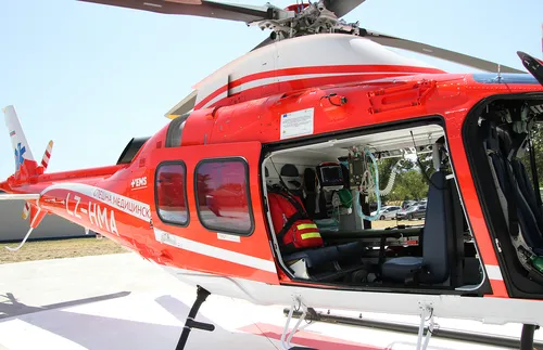 Въздушната линейка транспортира жена с инсулт от Благоевград до София