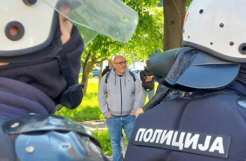 Сръбската полиция разпръсна студентския протест в Нови Сад със сълзотворен газ и палки